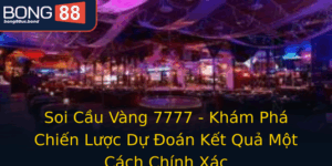 Soi Cau Vang 7777 Kham Pha Chien Luoc Du Oan Ket Qua Mot Cach Chinh Xac